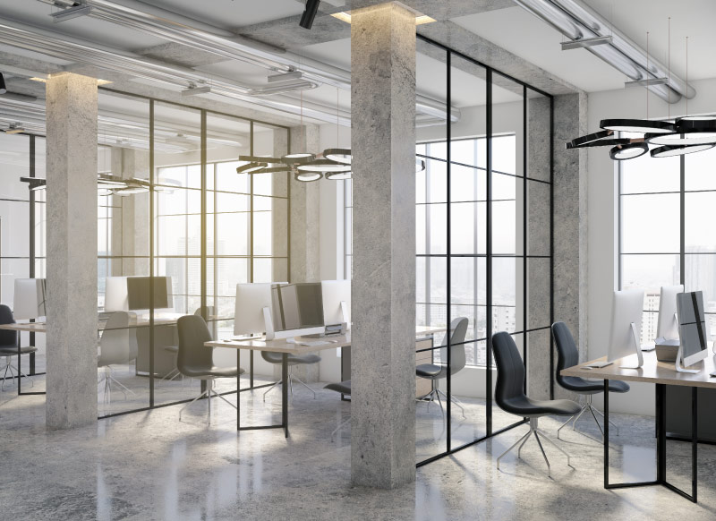 diseno y criterio reforma oficinas Madrid