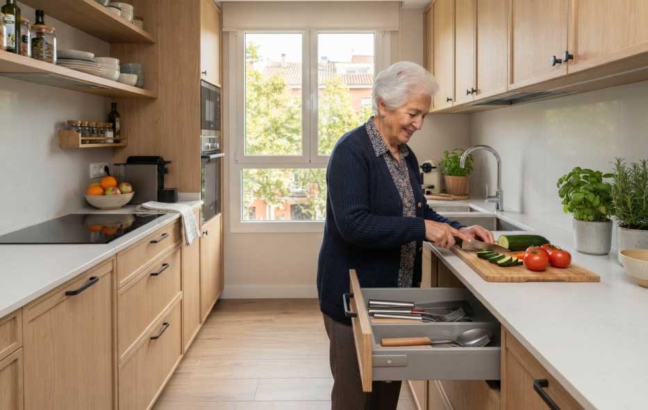 reforma cocina personas mayores