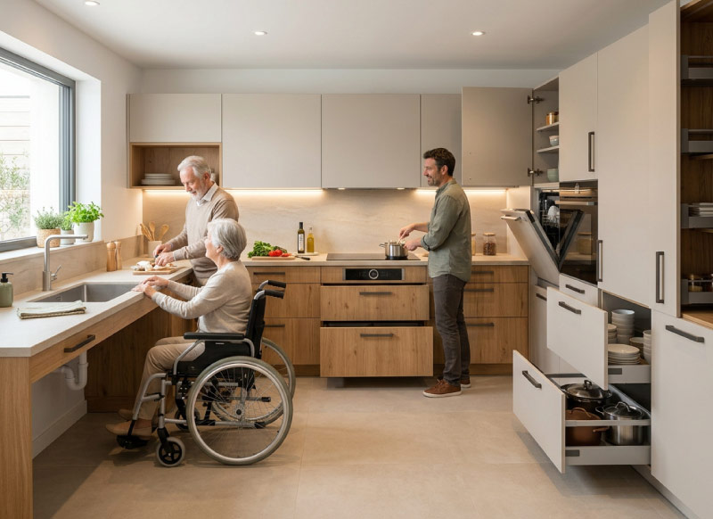 Altura de los muebles y de la encimera reforma de cocina Altura de los muebles y de la encimera reforma de cocina